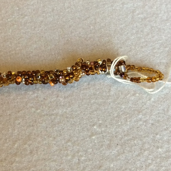 FINAL SALE PRICE CL Designs Crocheted Crystal Embellished Bracelet - Picture 3 of 5